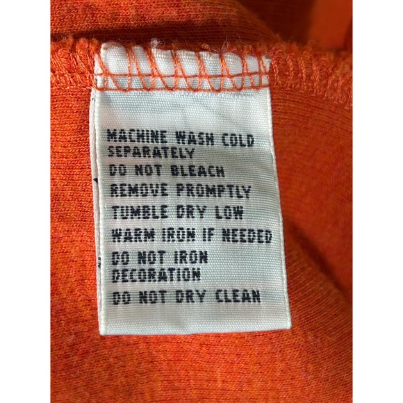 Polo Ralph Lauren Men's French Rib Quarter Zip Pullover‎ Sweatshirt XXL Orange - Picture 9 of 10